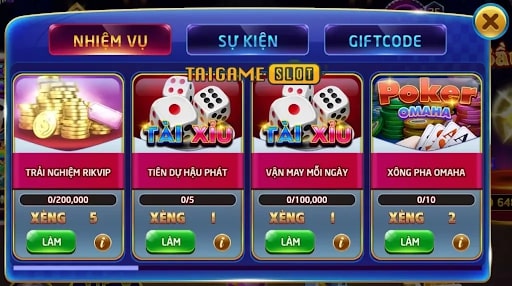 Tổng hợp tựa game slot đổi thưởng tại RIKVIP